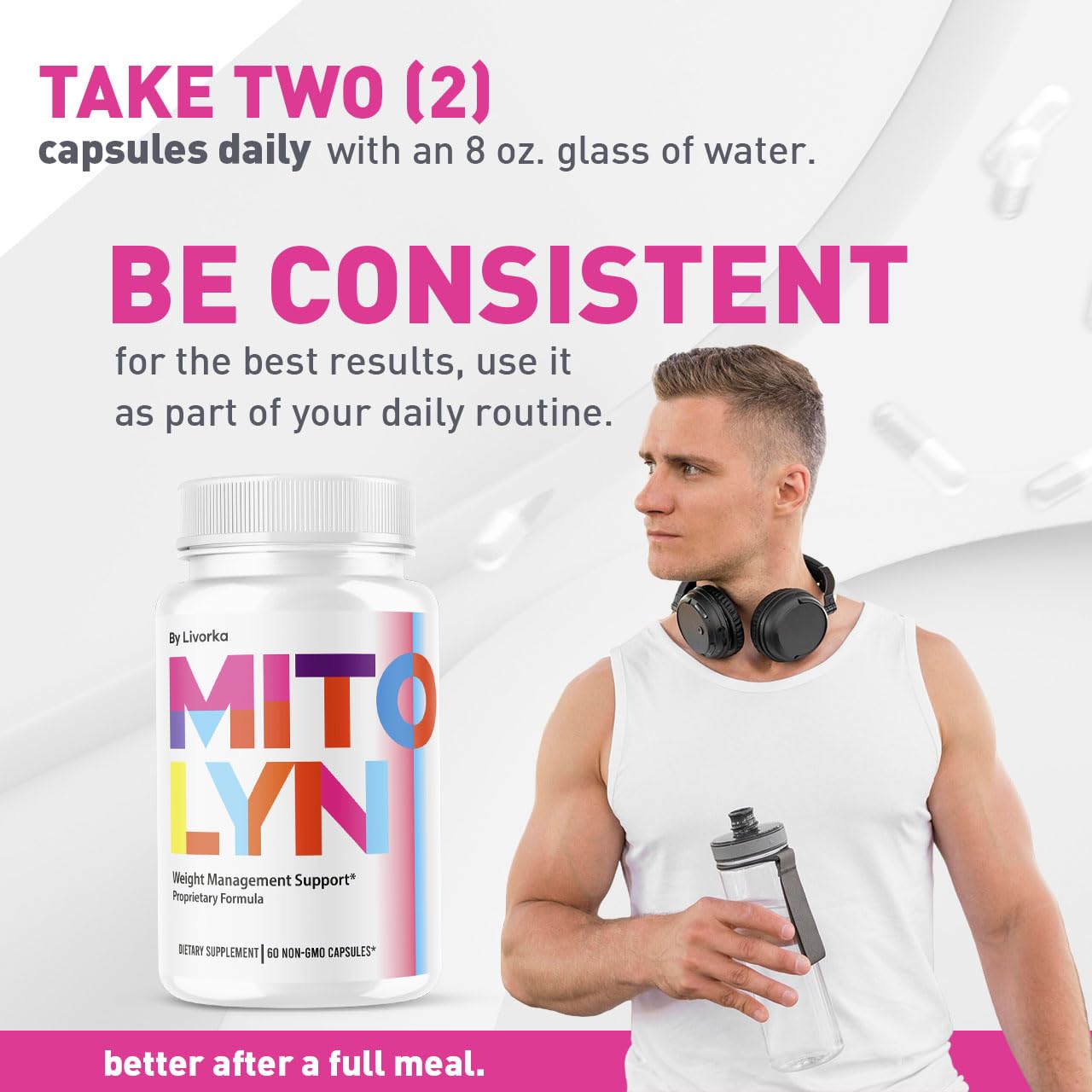 LIVORKA Mitolyn Supplement Capsules in hand