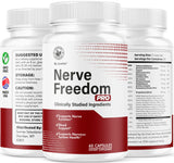 LIVORKA Nerve Freedom Pro Capsules displayed with other supplements