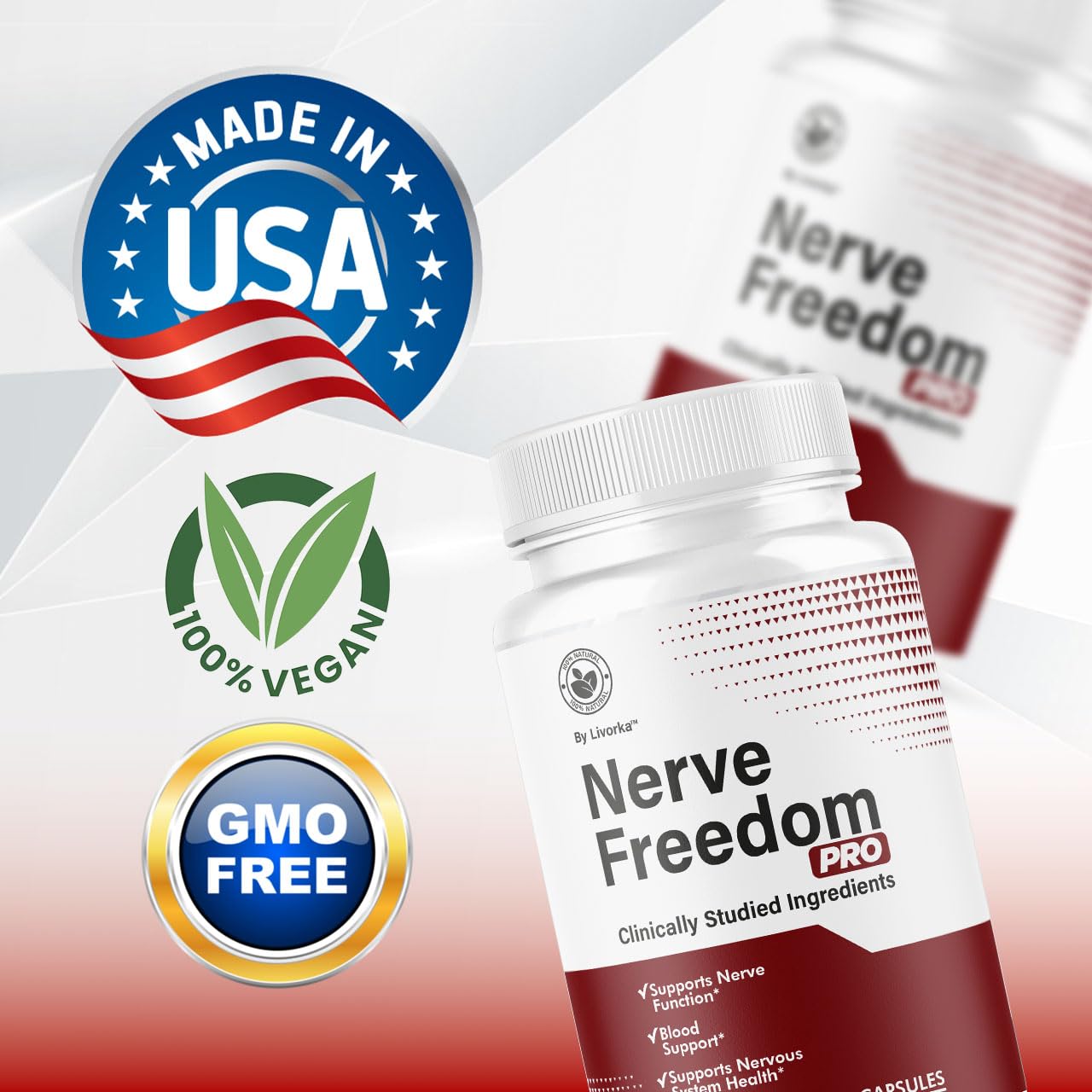 LIVORKA Nerve Freedom Pro Capsules in packaging