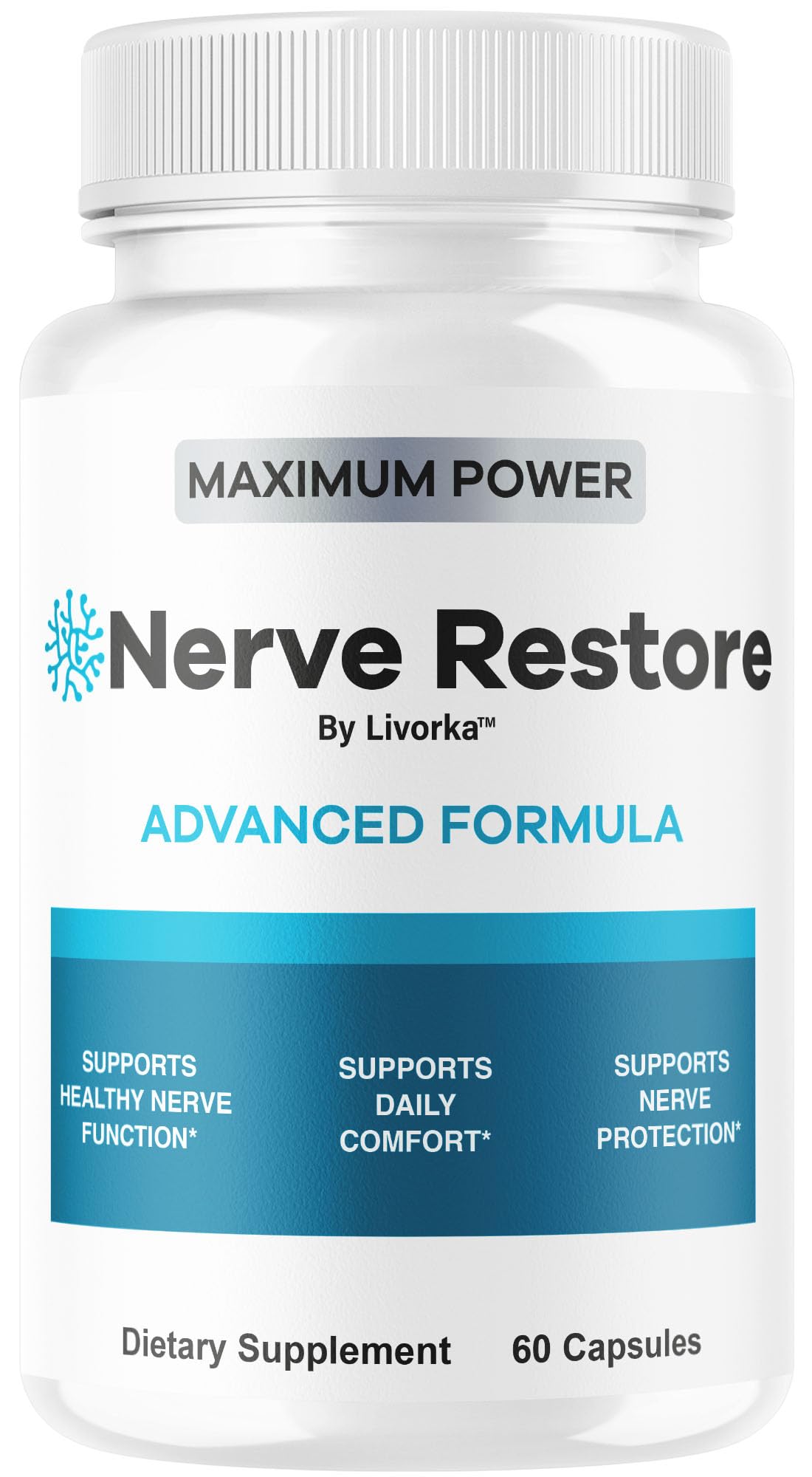 LIVORKA Nerve Restore Advanced Formula Capsules front view