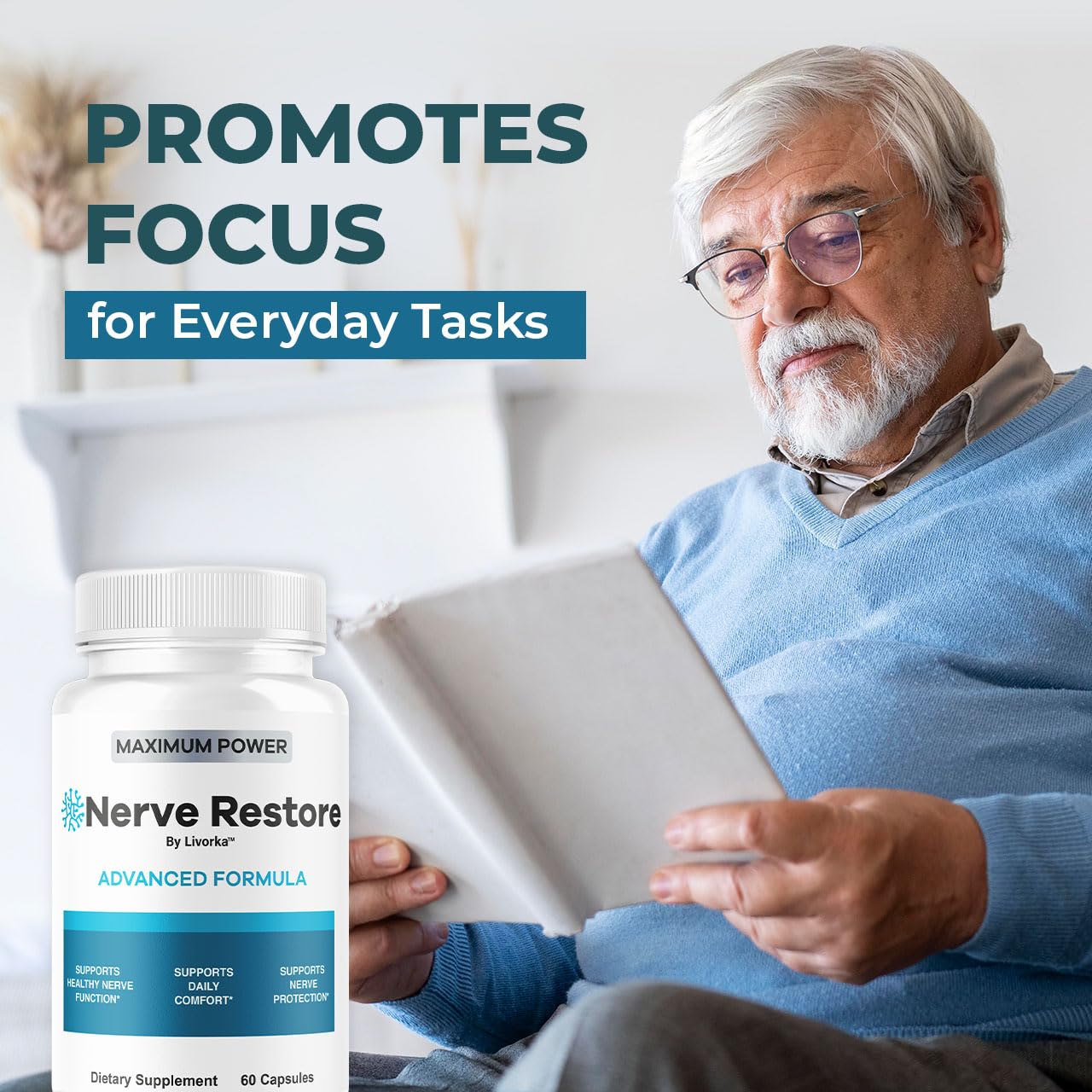 LIVORKA Nerve Restore Advanced Formula Capsules label details