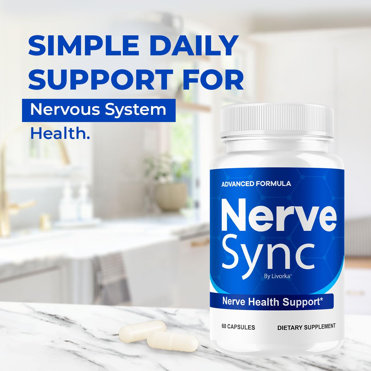 LIVORKA Nerve Sync Supplement 255g ingredients label