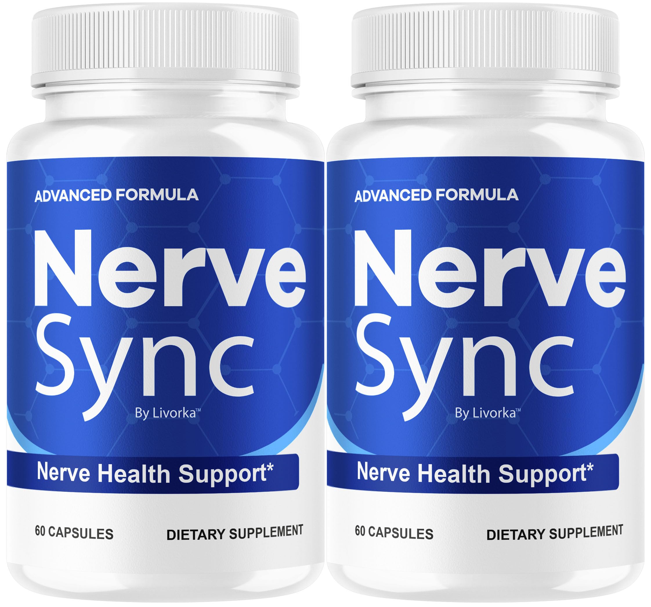 LIVORKA Nerve Sync Supplement front view with label