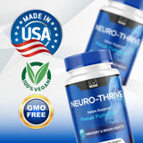 LIVORKA Neuro Thrive Brain Capsules back view with ingredient label