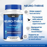 LIVORKA Neuro Thrive Brain Capsules side view showing dosage