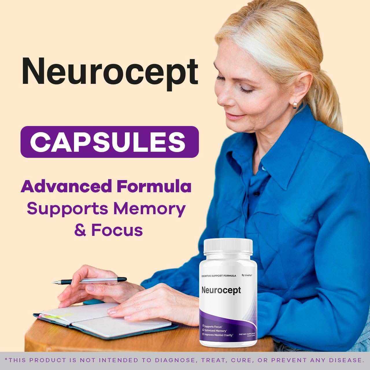 LIVORKA Neurocept bottle with 60 capsules