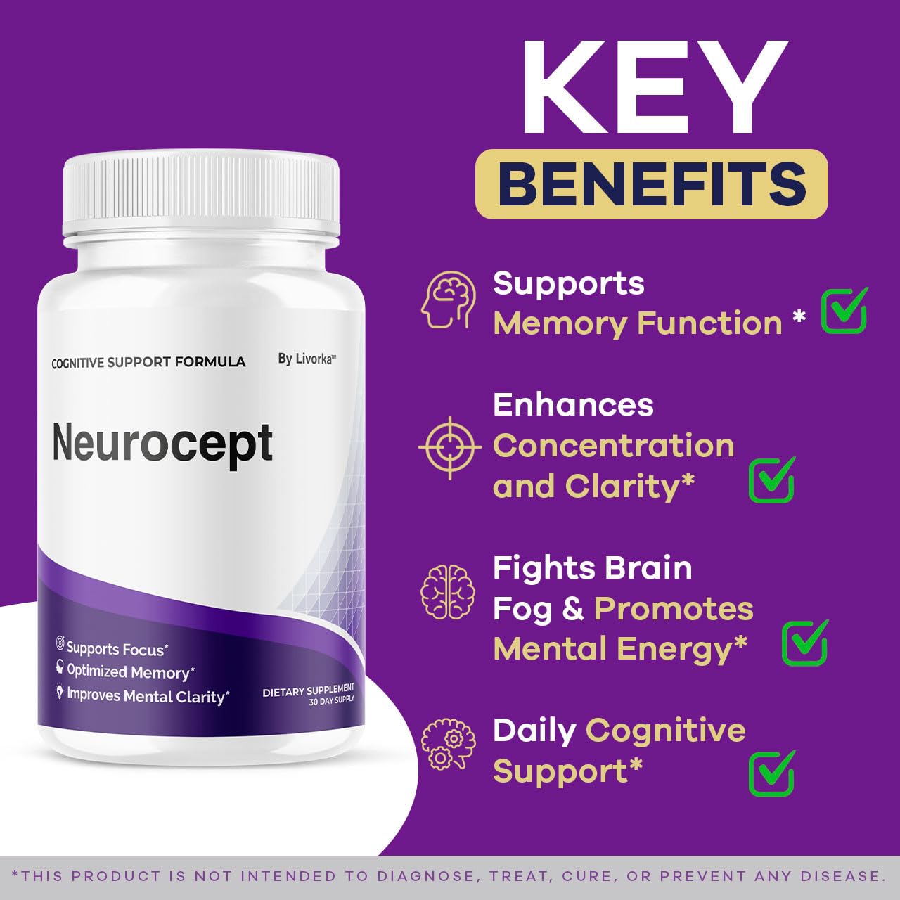 LIVORKA Neurocept capsules close-up