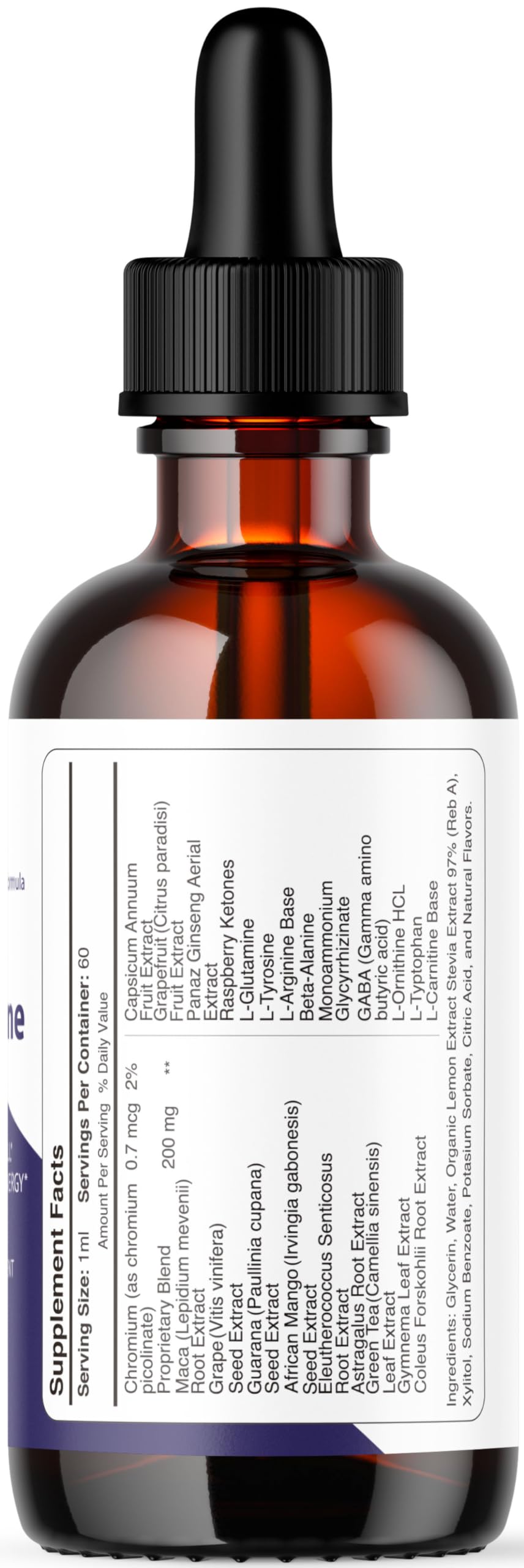 LIVORKA NeuroDyne Nerve Support Drops 408g back view