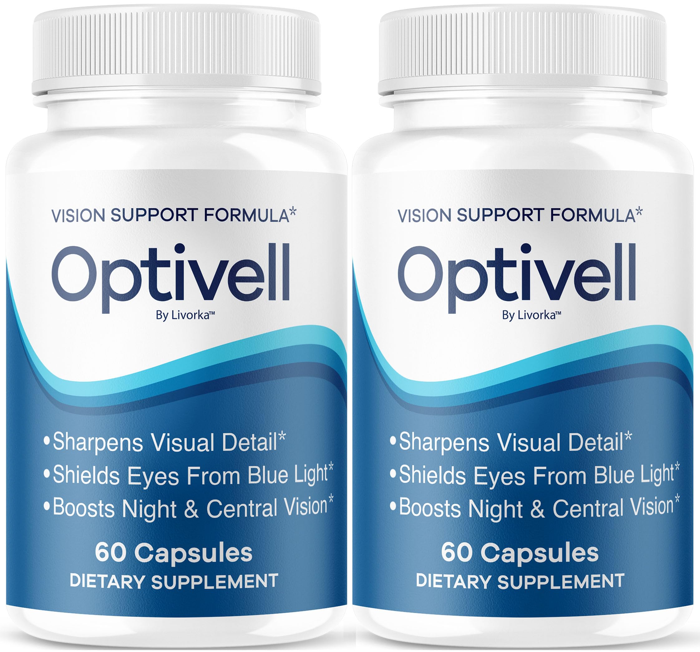 LIVORKA Optivell Daily Vision Support Capsules front view