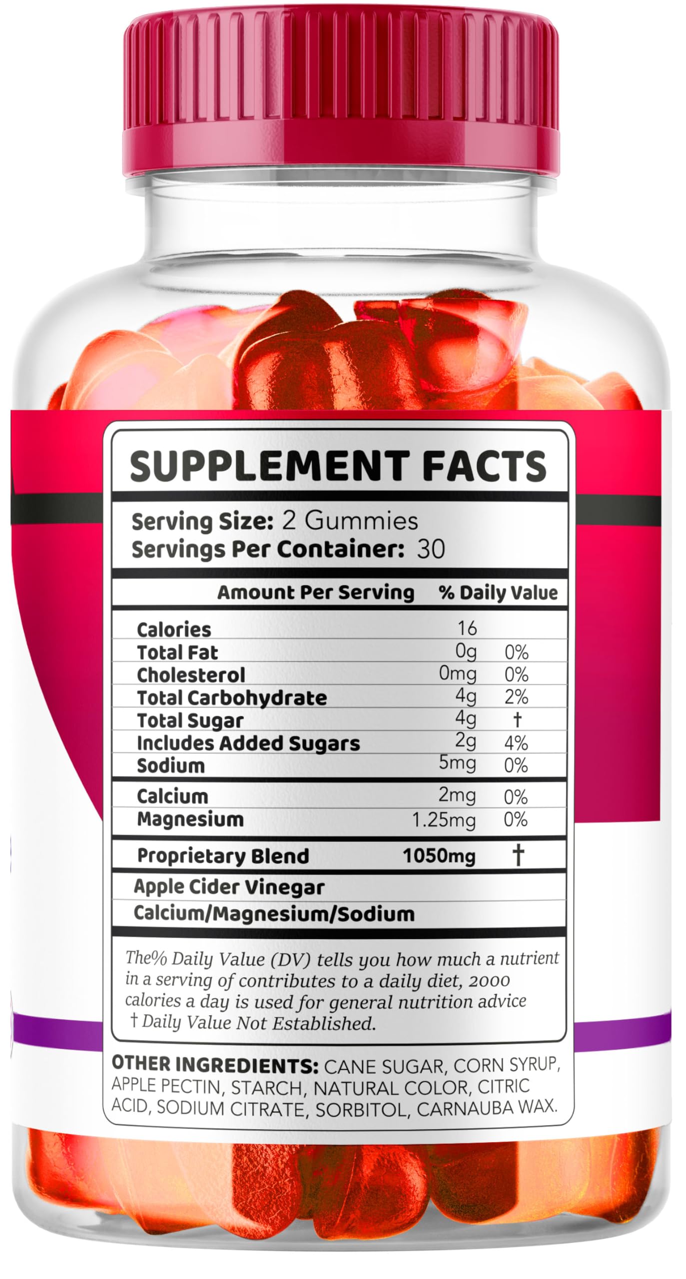 LIVORKA Premier Keto ACV Gummies showing serving size