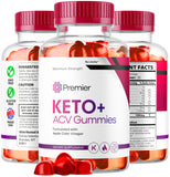 LIVORKA Premier Keto ACV Gummies with ingredients displayed