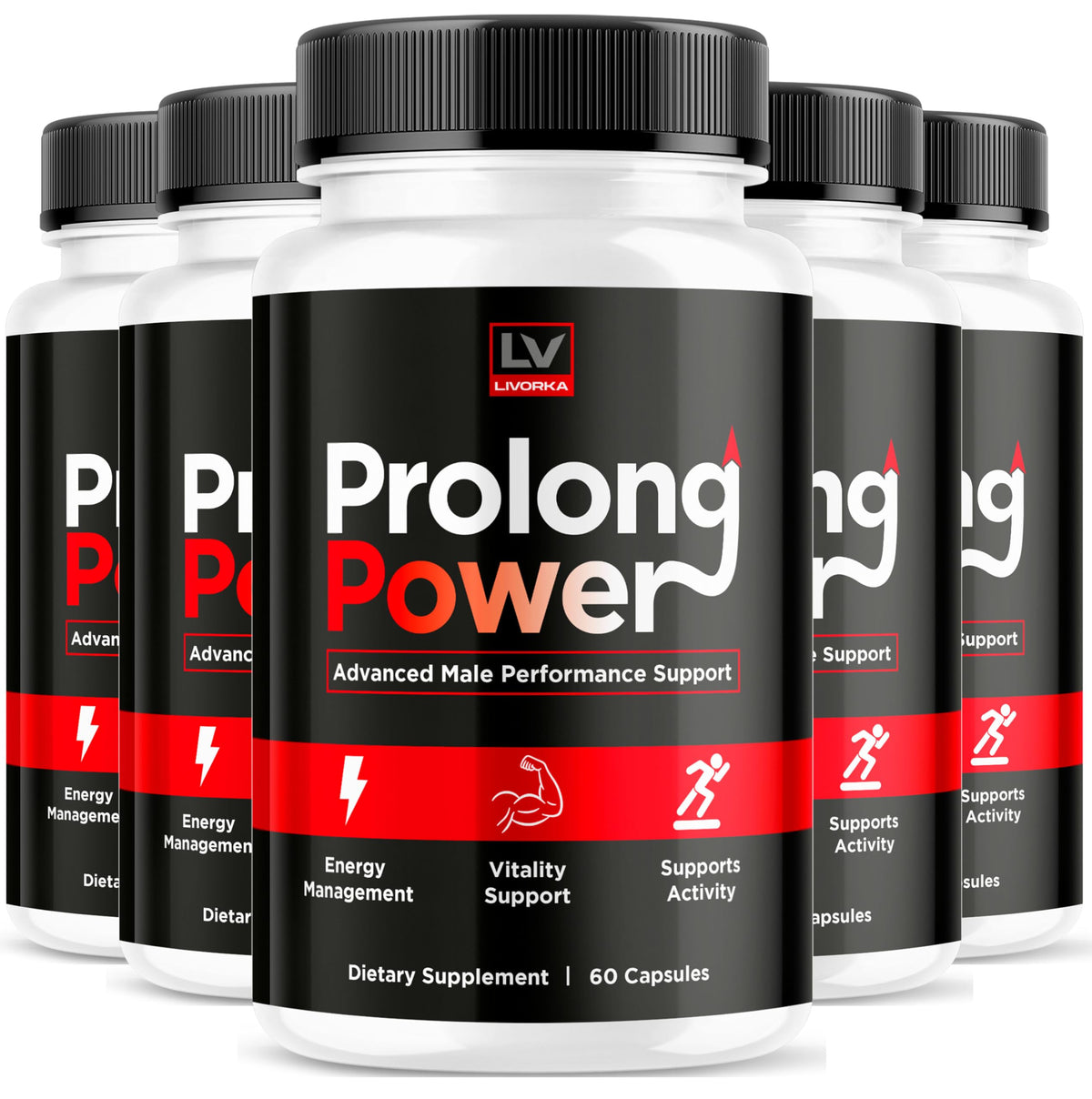 LIVORKA Prolong Power Capsules for Men front view packaging