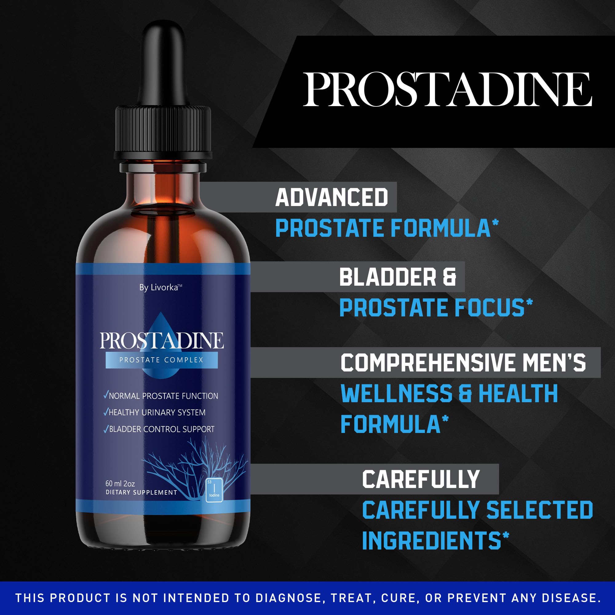 LIVORKA Prostadine Drops 255g side view