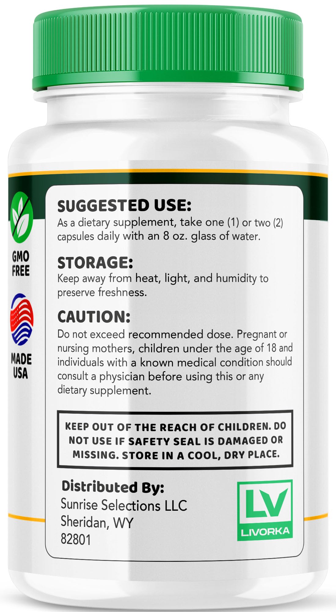LIVORKA Prostafense Supplement Capsules close-up