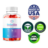 LIVORKA RevitaGlow Gummies opened pack with gummies inside