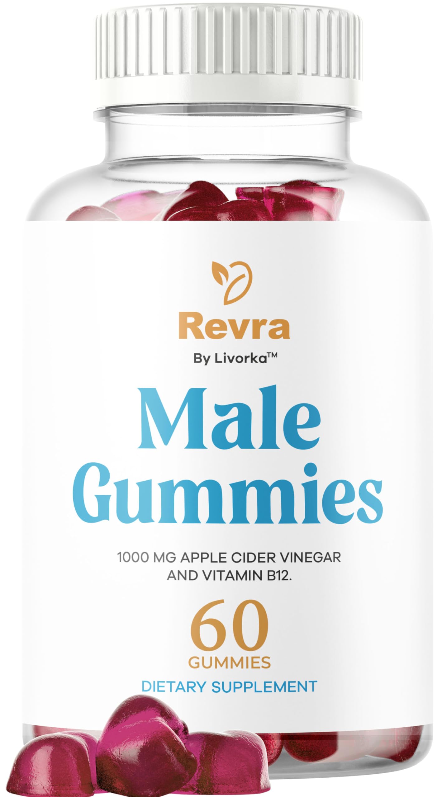 LIVORKA Revra Gummies 60 Count bottle front view