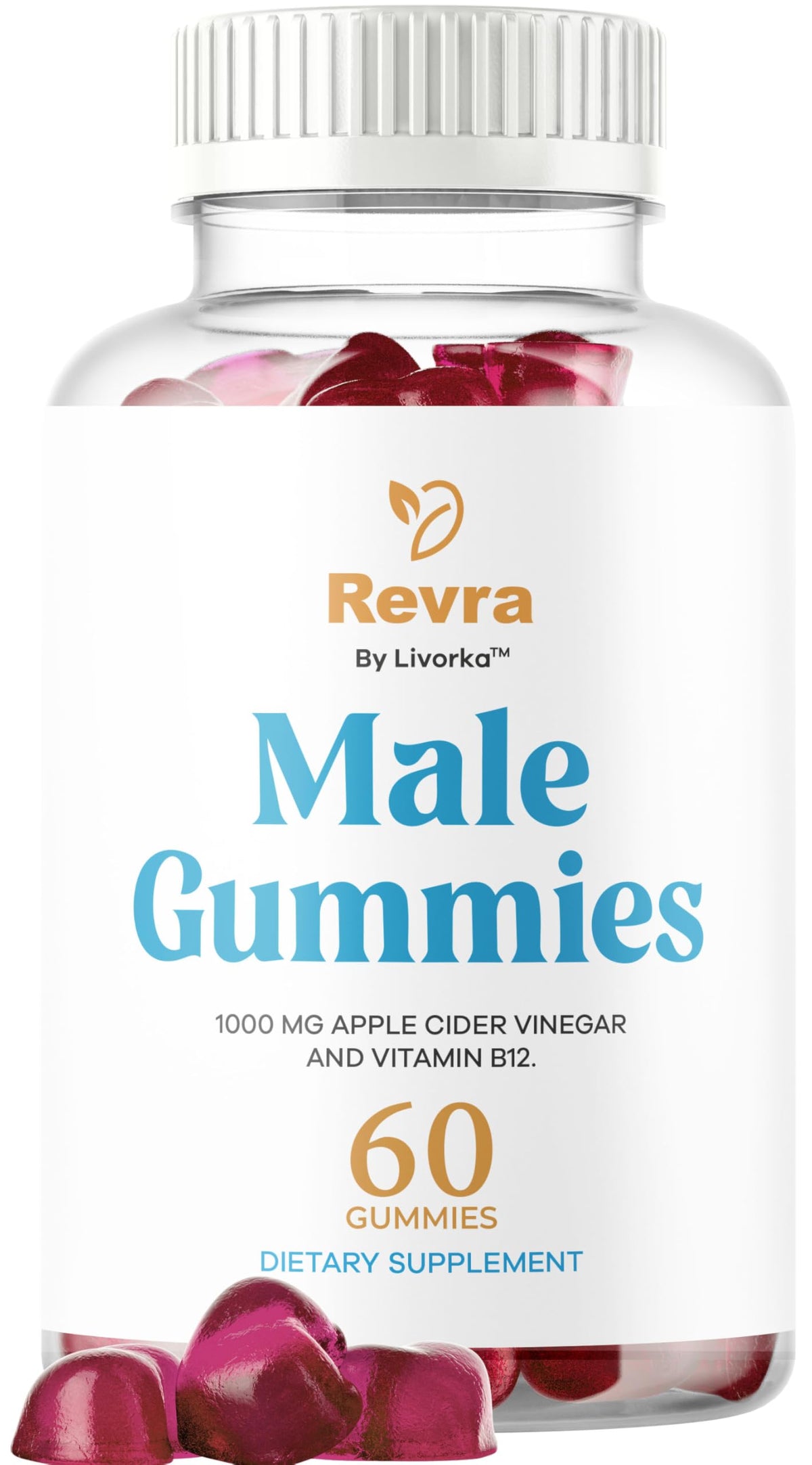 LIVORKA Revra Gummies 60 Count bottle front view