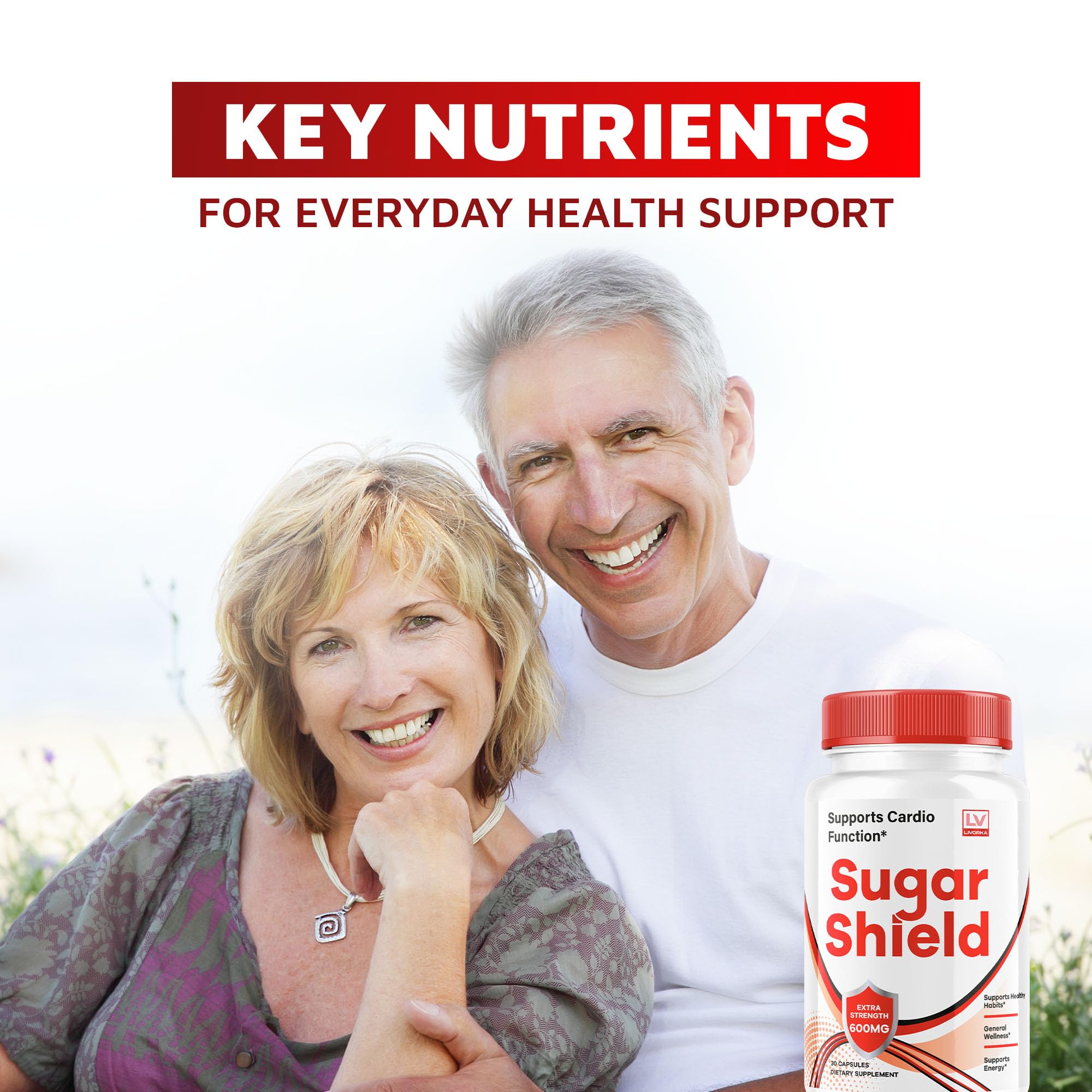 LIVORKA Sugar Shield Capsules side view showing capsule details