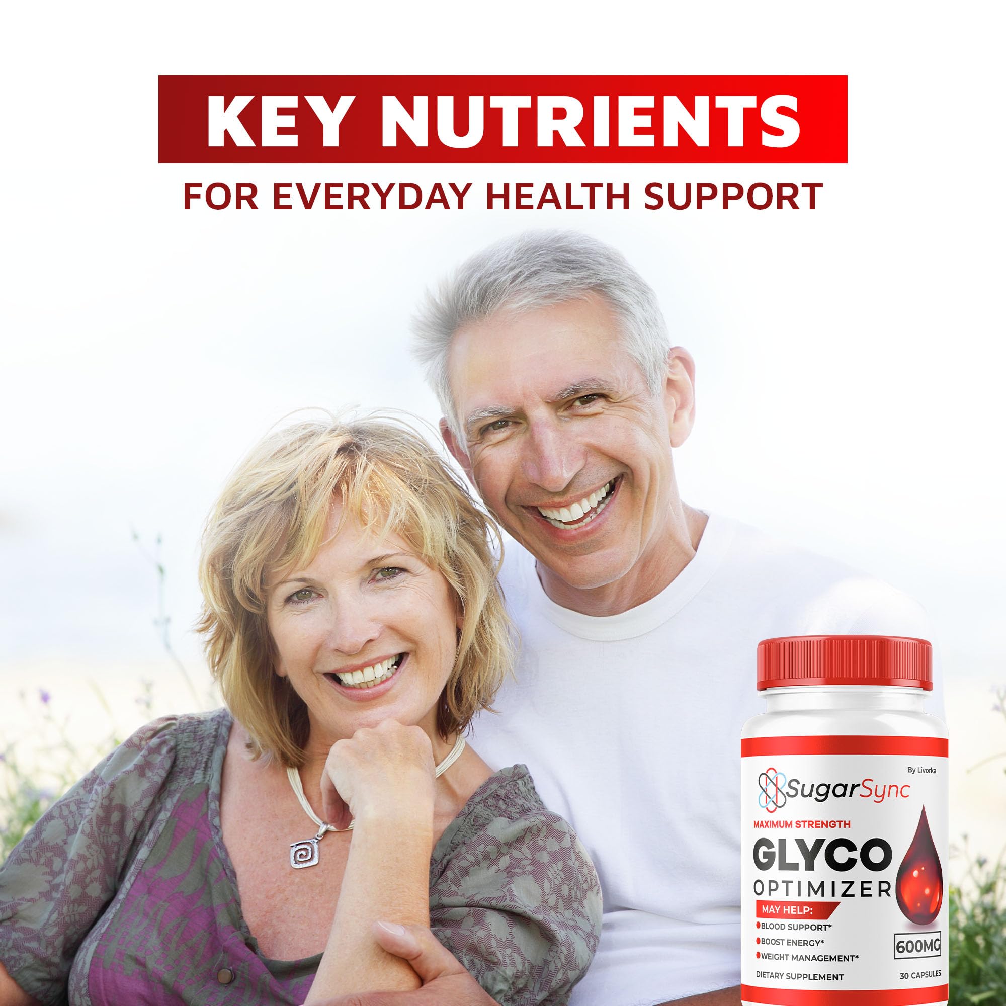 LIVORKA Sugar Sync Daily Supplement 30 Capsules back view