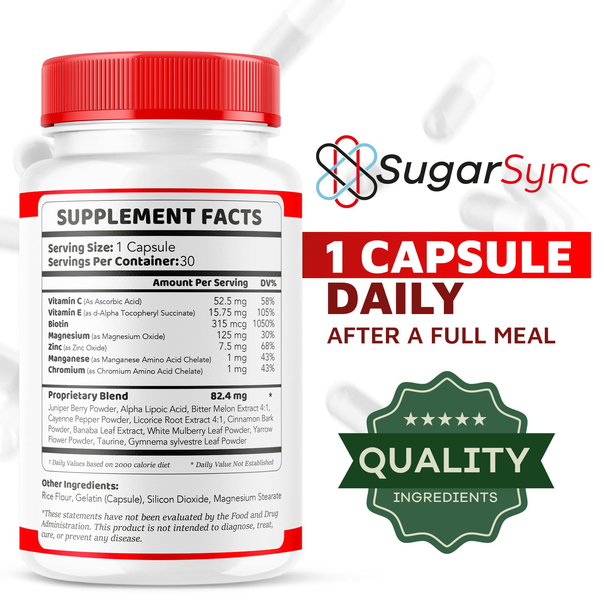 LIVORKA Sugar Sync Daily Supplement packaging