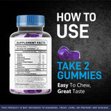 LIVORKA support TRT Max Gummies ingredients label