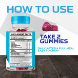 LIVORKA Thrust Maxx Gummies back view with ingredient label