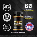 LIVORKA Vigor Force for Men supplement capsule format