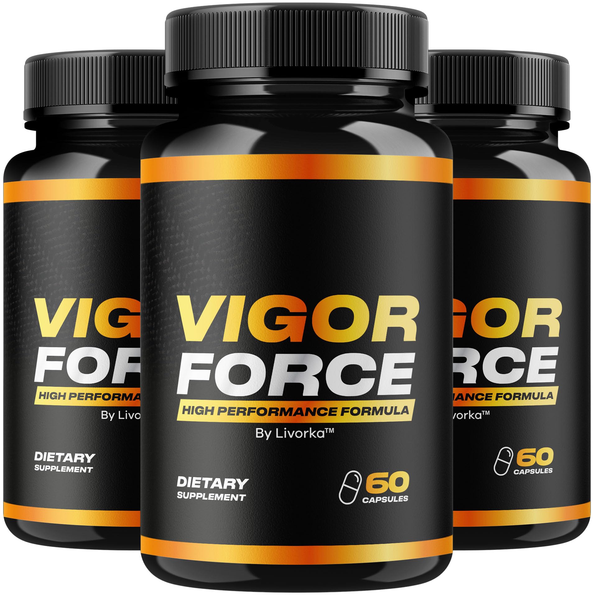 LIVORKA Vigor Force for Men supplement front view