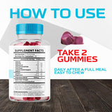 LIVORKA Vigor XL Max Gummies for Men nutritional information label