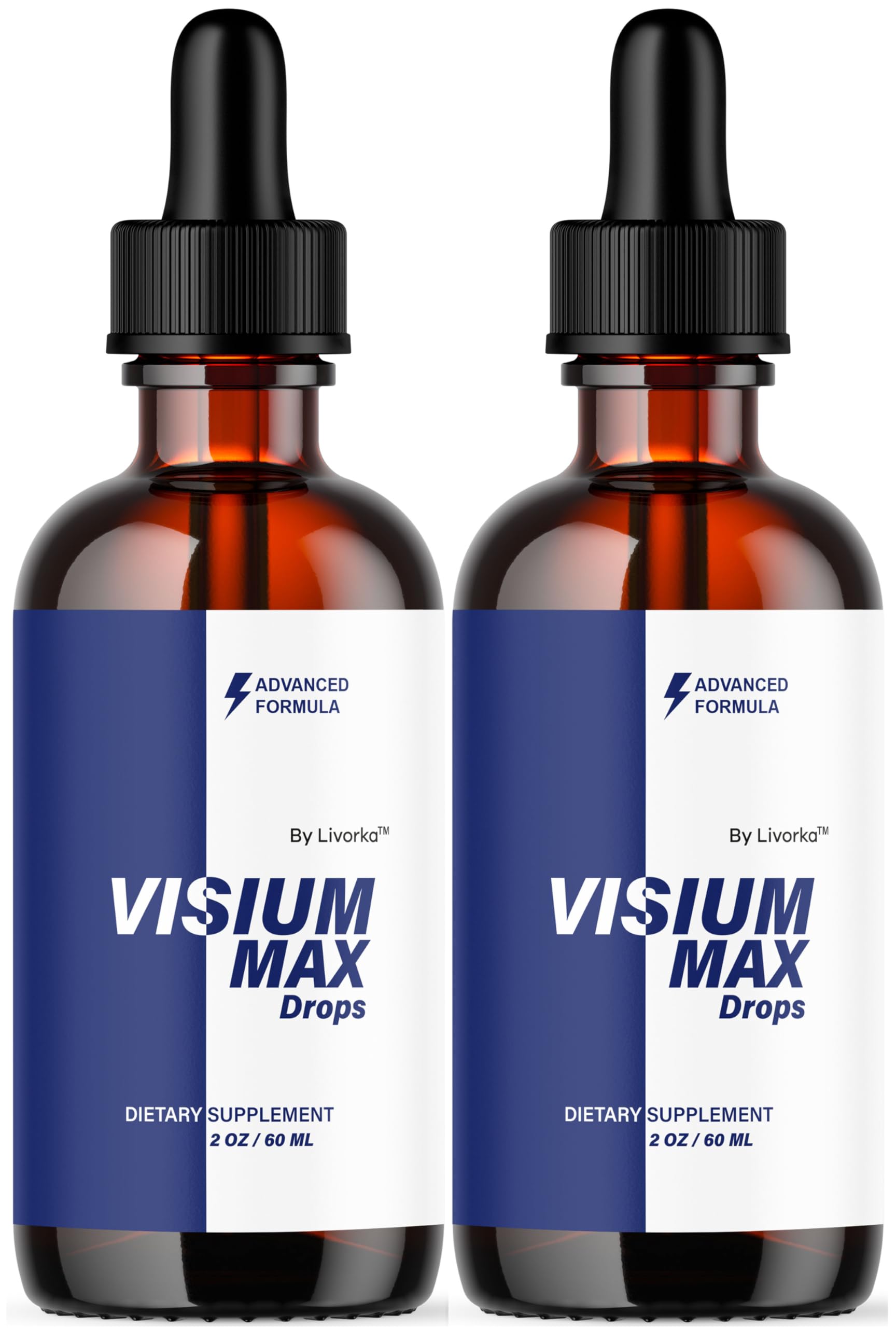 LIVORKA Visium Max Drops front view of packaging