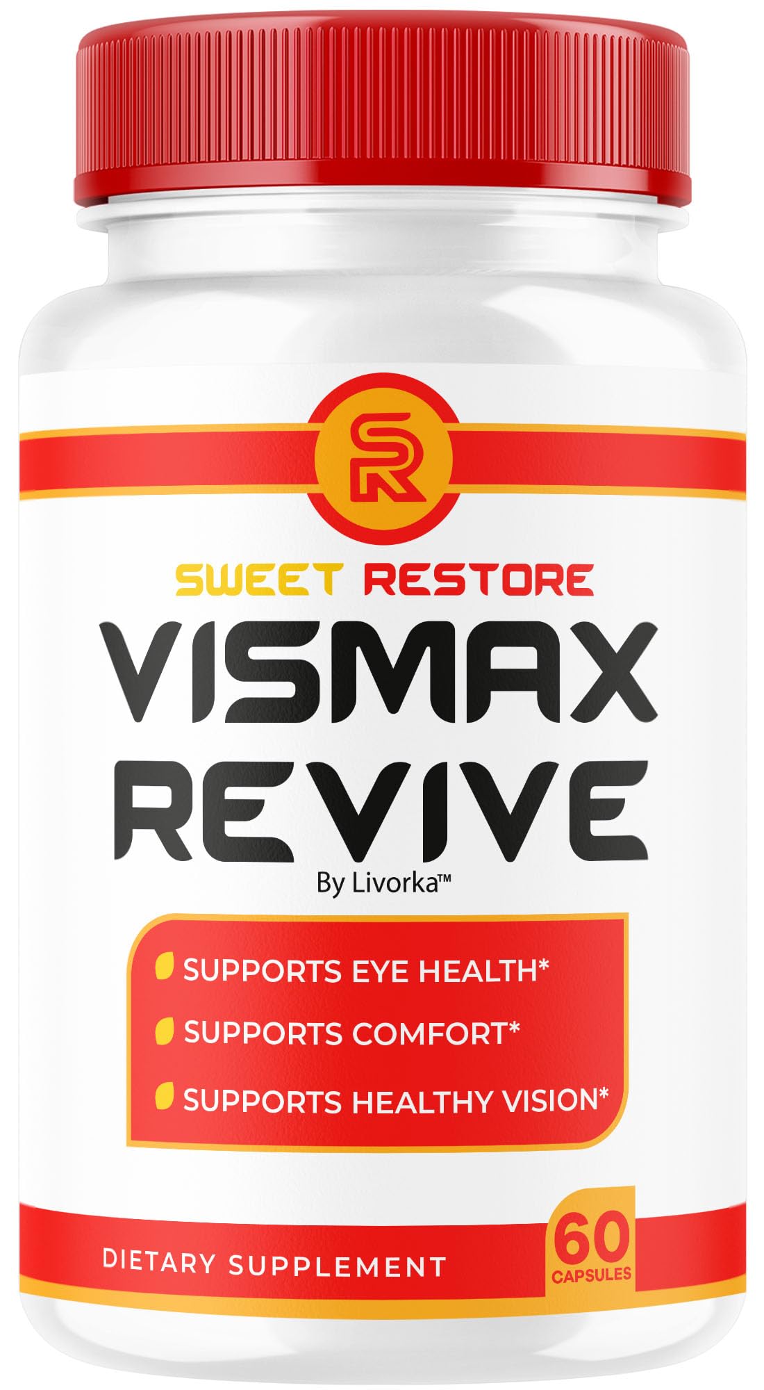 LIVORKA Vismax Revive capsules front view with packaging