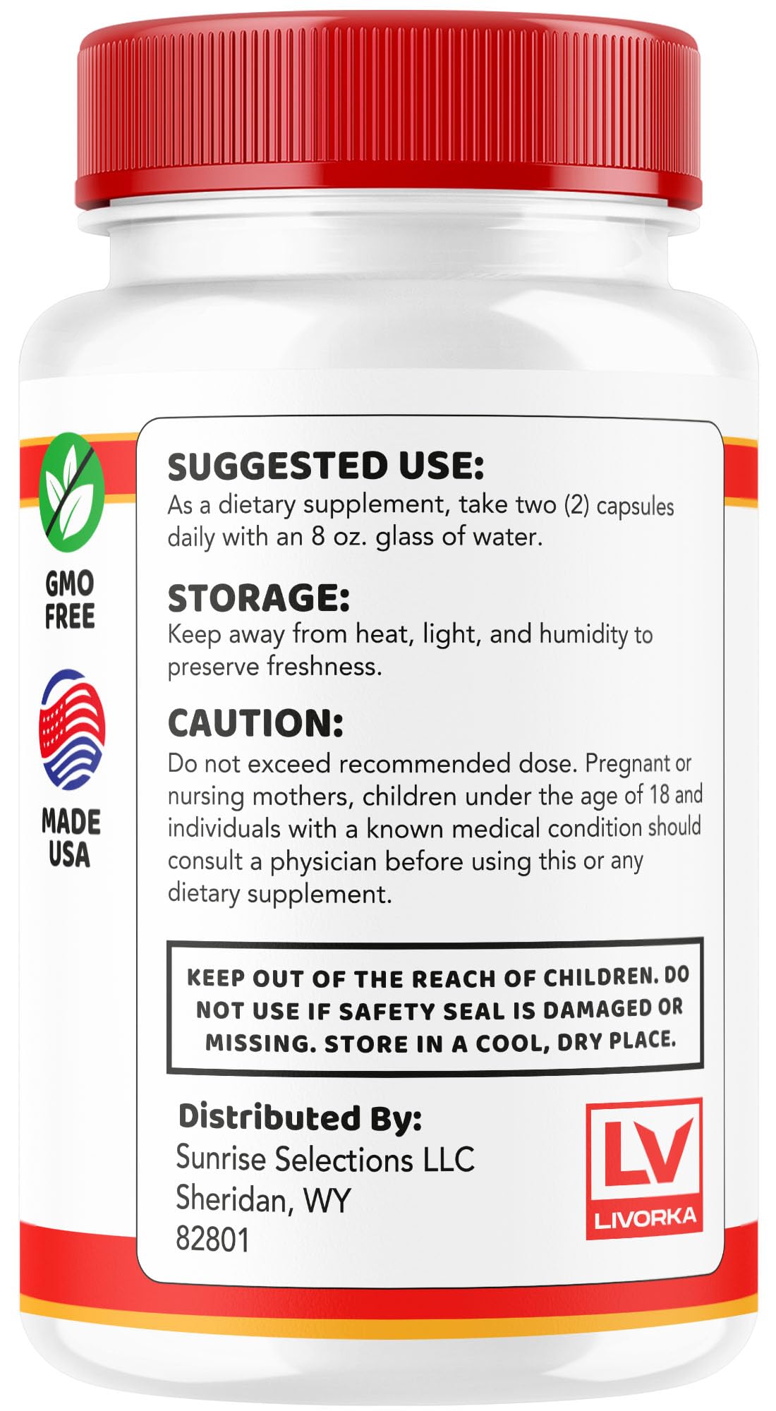 LIVORKA Vismax Revive capsules showing label details