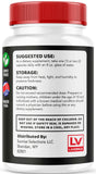 LIVORKA Vital Advanced Formula for Men Capsules with a glass of water