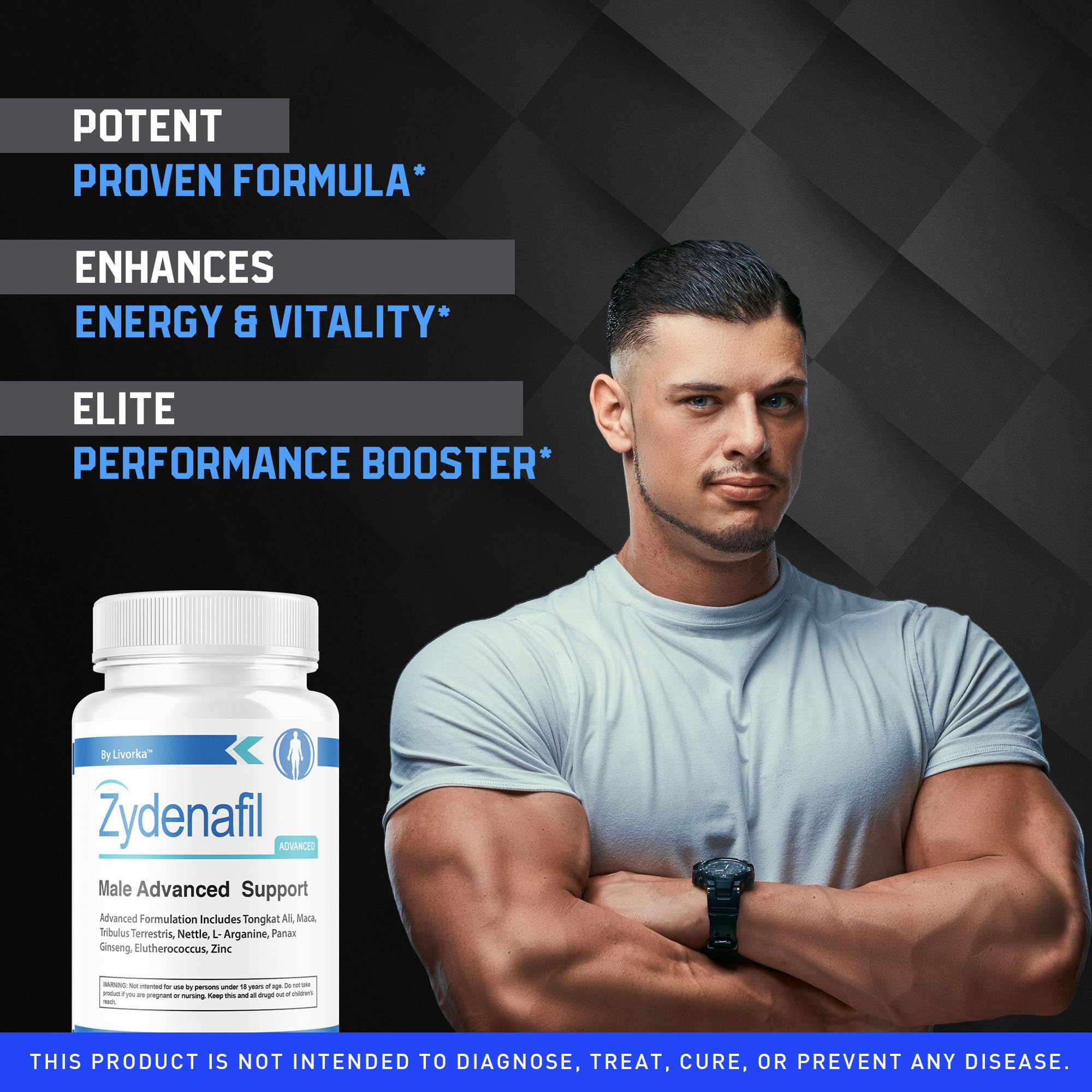 LIVORKA Zydenafil Pills label close-up