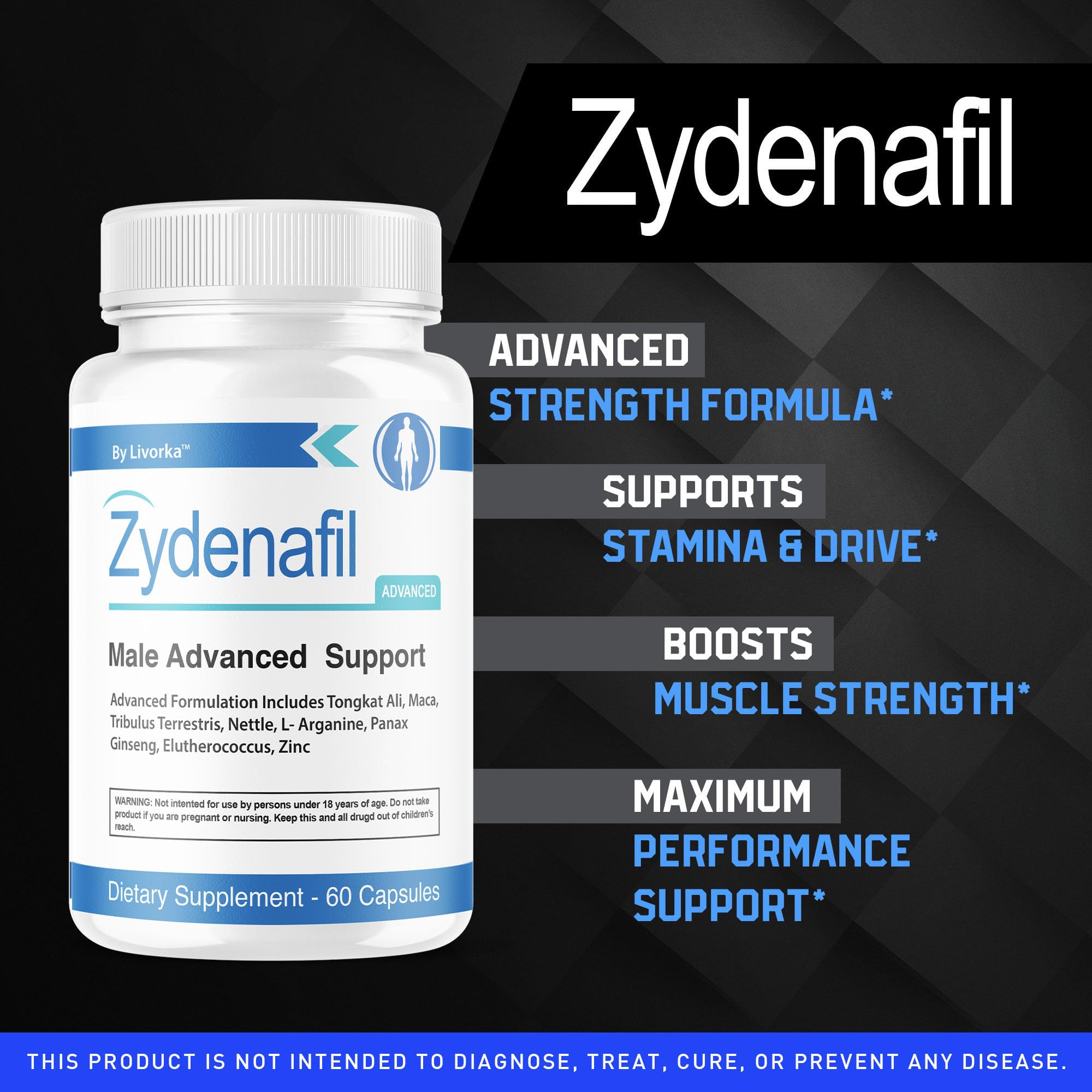 LIVORKA Zydenafil Pills packaging side view