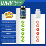 LIZHUA Lutein Supplement side view showing capsule size