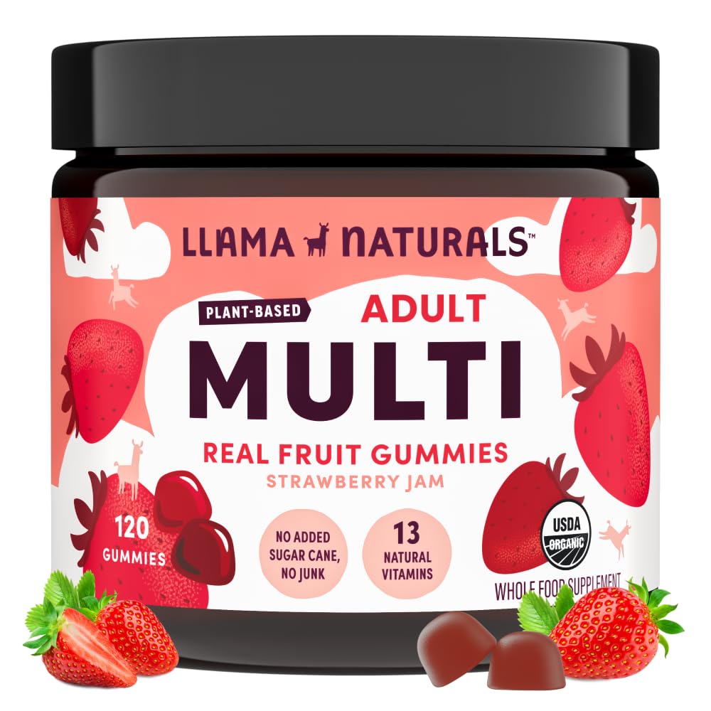 Llama Naturals Adult Multivitamin Gummies 259g front view