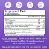 Llama Naturals Elderberry Gummies packaging side view