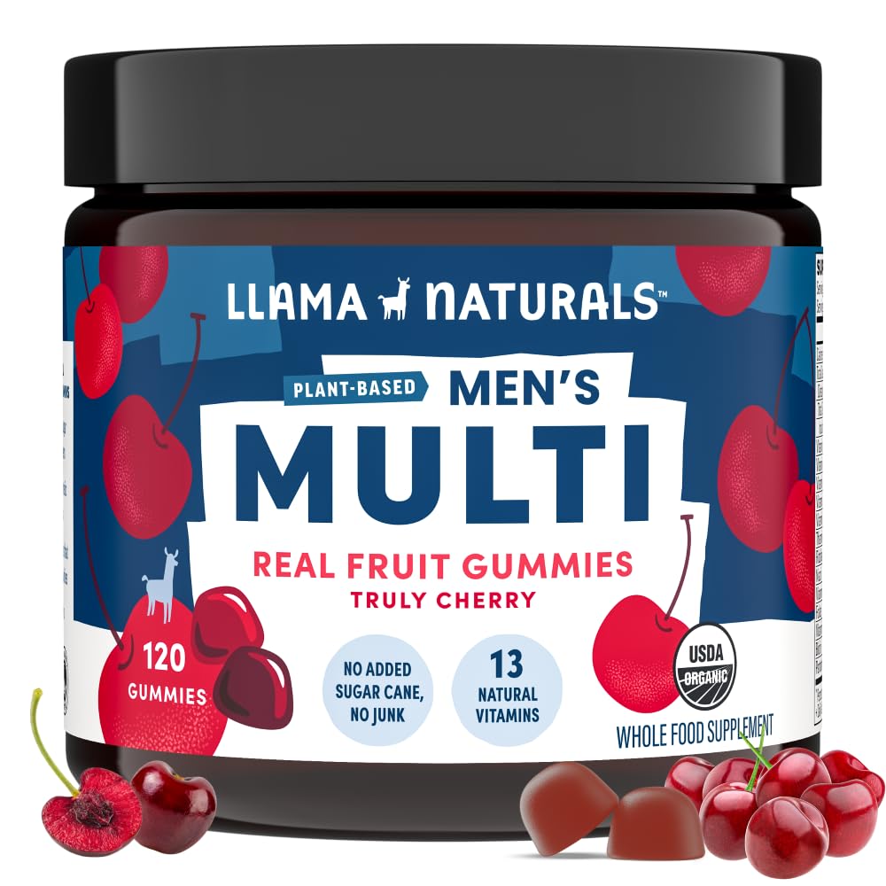 Llama Naturals Men's Multivitamin Gummies 331g front view