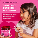 Llama Naturals Organic Vitamin D3 + K2 Gummies in a bowl