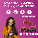 Llama Naturals Probiotic and Prebiotic Gummies organic ingredients