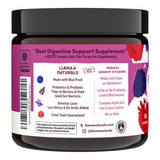 Llama Naturals Probiotic and Prebiotic Gummies side view