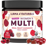 Llama Naturals Women's Multivitamin Gummies front view with packaging