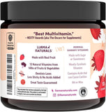 Llama Naturals Women's Multivitamin Gummies side view showing texture