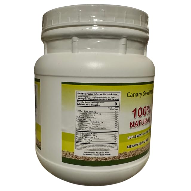 LO+NATURAL Canary Seed Powder with measuring spoon