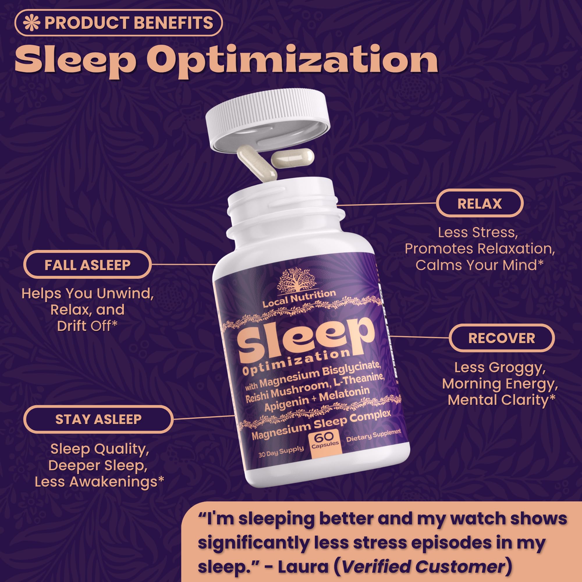Local Nutrition Sleep Supplement ingredients list