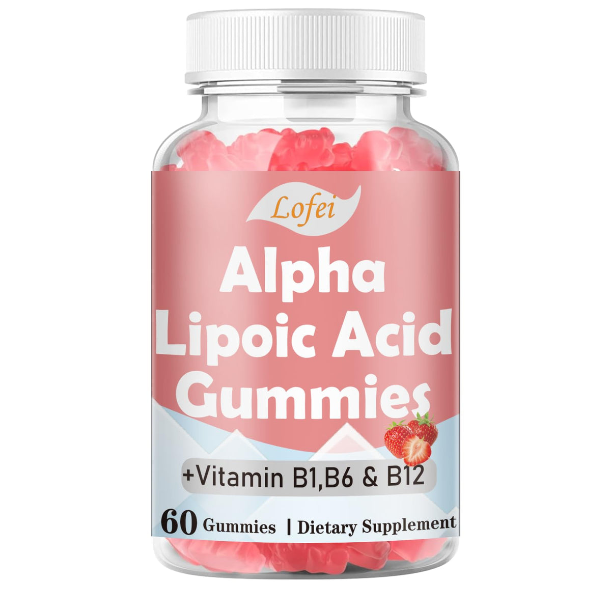 Lofei Alpha Lipoic Acid Gummies 600mg front view