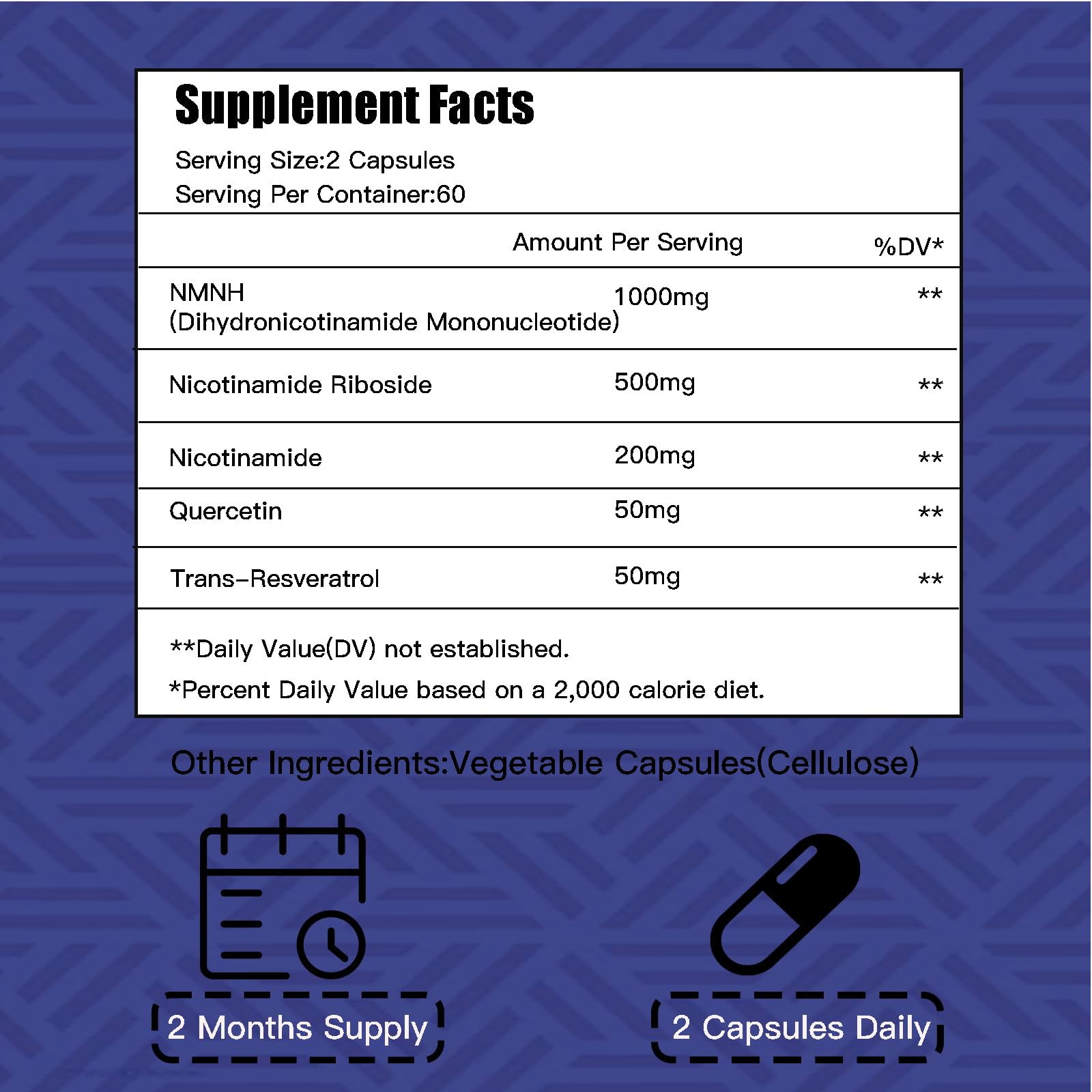 Lofei NMNH NAD+ Supplement packaging details