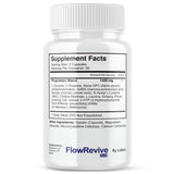 Lofero Flow Revive Capsules back view with ingredients