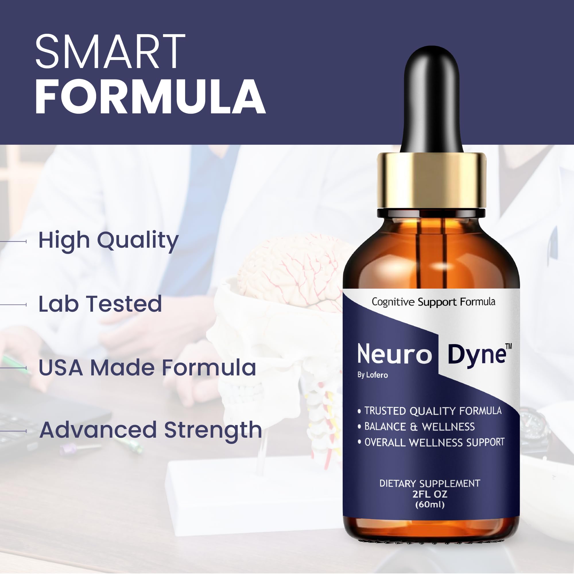 Lofero NeuroDyne Drops with measuring dropper